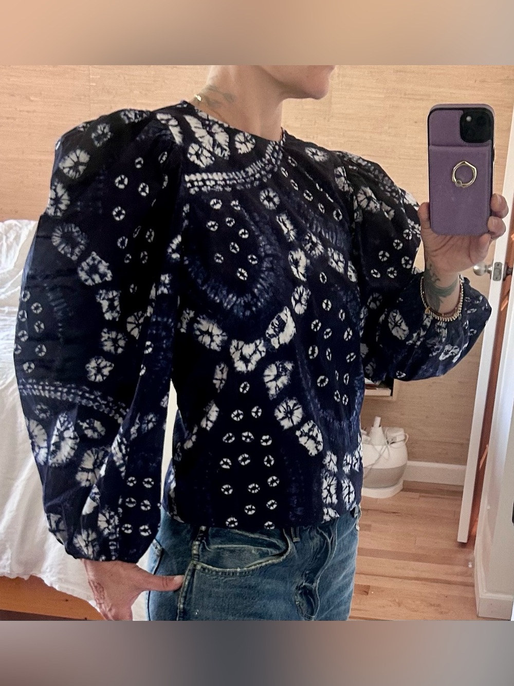 Ulla Johnson cotton puff sleeve shirt